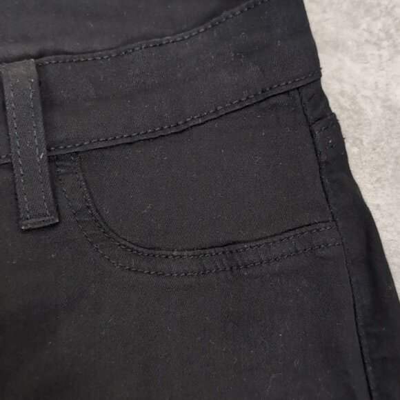 3/$20 Fashion Nova Ripped Knee Skinny Jeans High Waist Black Distressed Denim - Picture 7 of 16